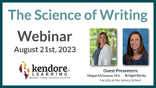 The Science of Writing: A Kendore Learning Webinar