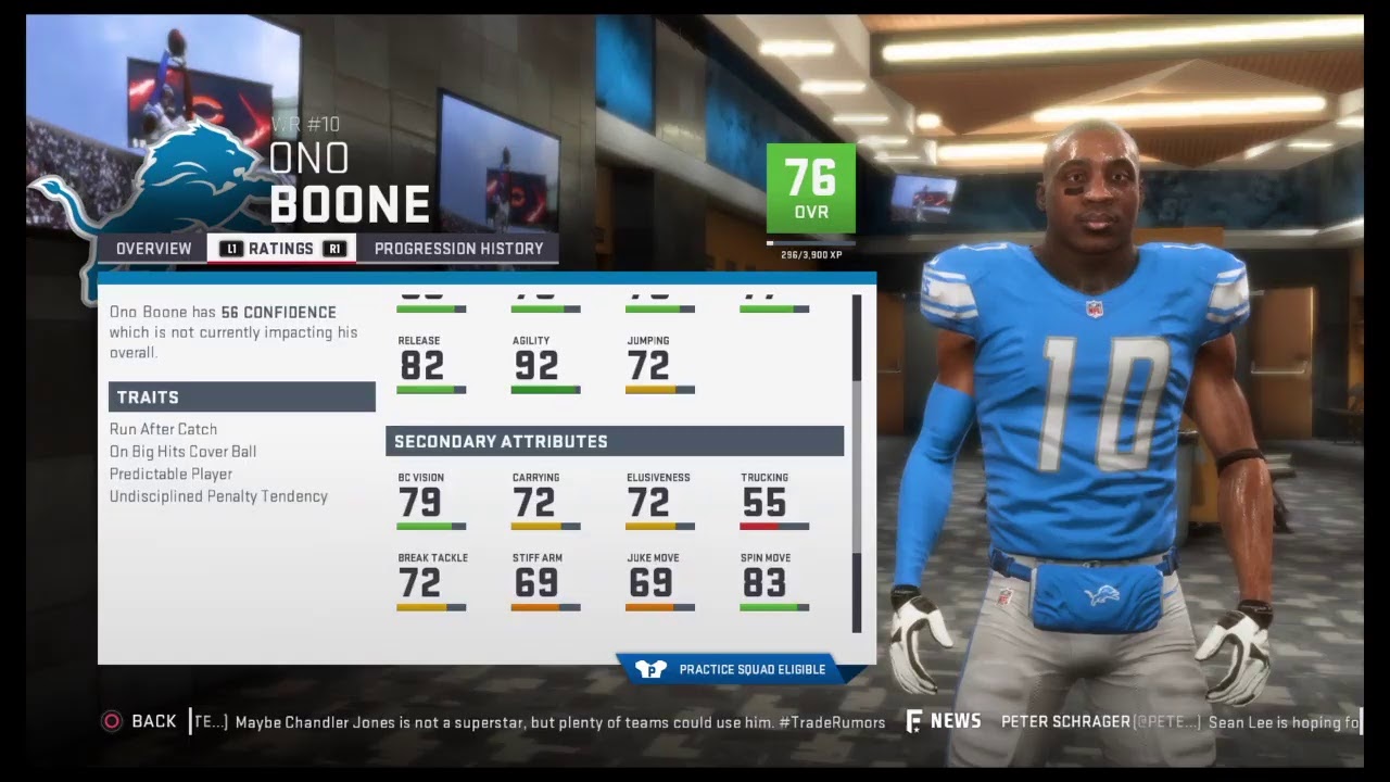 Madden 19 - Franchise Mode - ALL-MADDEN Difficulty - Lions @ Bears - Season 3 - Week 4 - PS4