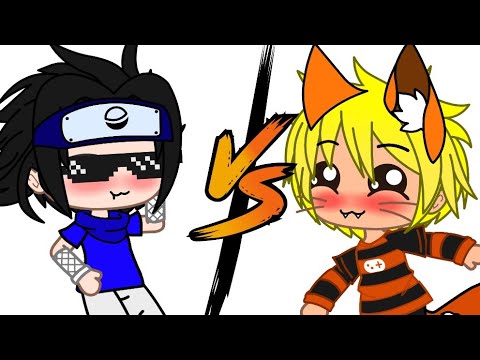 SASUKE ONII-CHAN vs NARUTO NEKO (versão gacha Naruto)•ORIGINAL