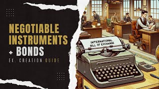 YUSEF EL - Bond Basics 101 - How To Create Private Bonds For Negotiable Instruments