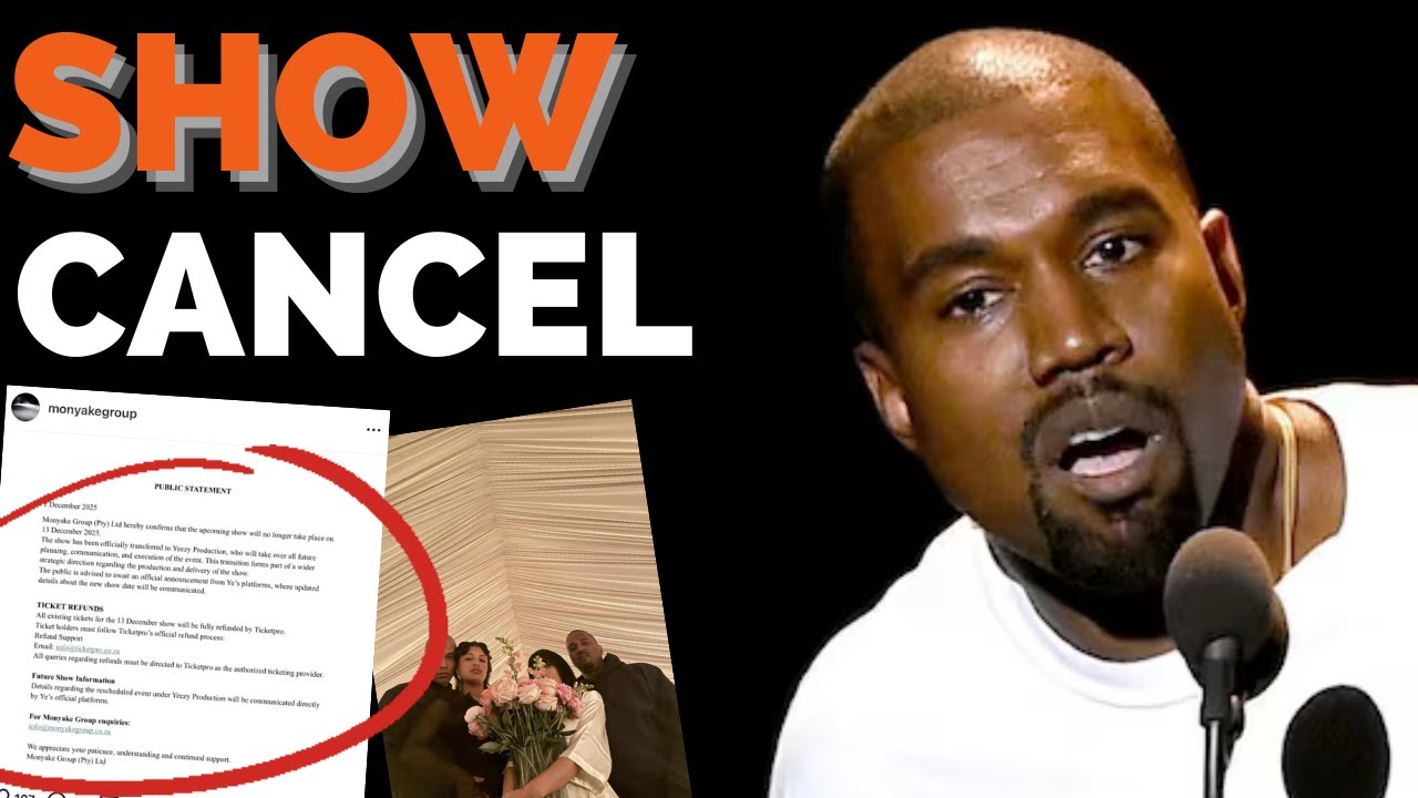 ПОЧЕМУ КОНЦЕРТ КАНЬЕ В ЮЖНОЙ АФРИКЕ ОТМЕНИЛИ И ЧТО ЭТО ЗНАЧИТ ДЛЯ ЕГО НОВОГО АЛЬБОМА «BULLY»