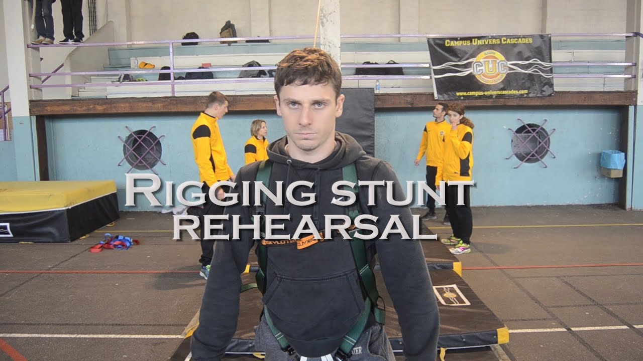 Stunt Rigging Rehearsal - YouTube