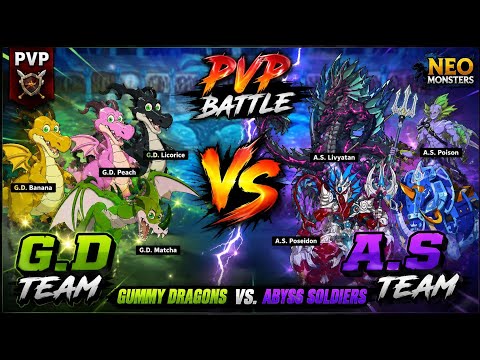 【ネオモンスターズ】G.D. Matcha入りグミドラゴン編成のPvP立ち回りとTU管理