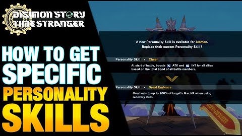 How To Get SPECIFIC Personality Skills | Digimon Story Time Stranger PS5 #DigmonTimeStranger