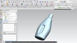 Bottle - Siemens NX 8.5 Surface Training - Mesh surface