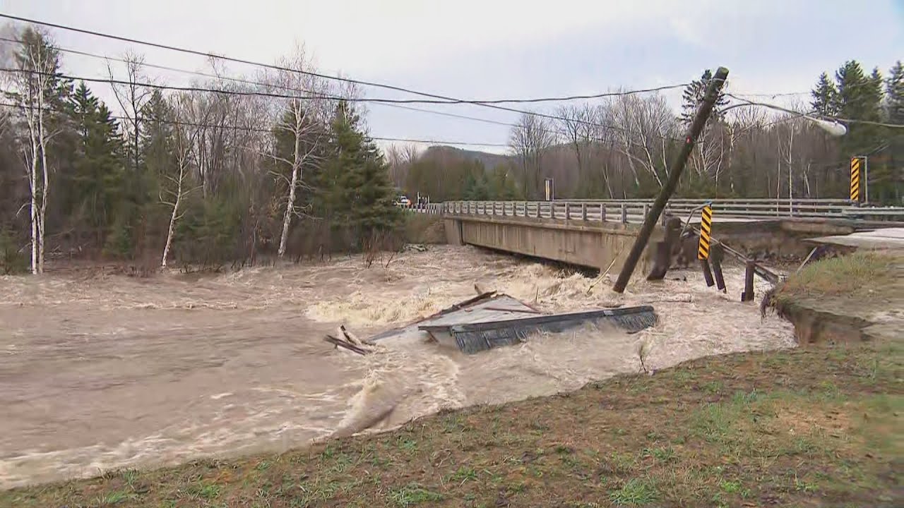 Inondations dans Charlevoix : deux pompiers portés disparus