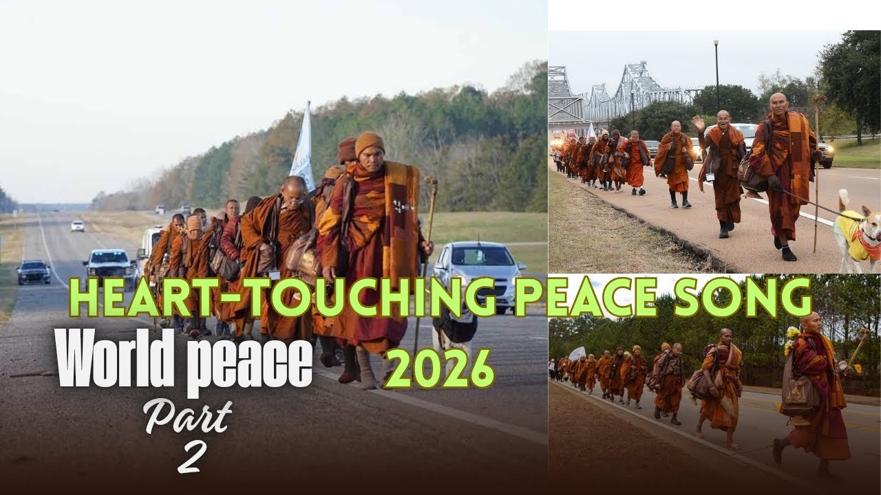 Aloka the Peace Dog & Monks' 2300-Mile Journey 🐕🕊️ | Heart-Touching Peace Song 2026 | True Story
