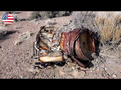 Exploring an aircraft crash site near AREA 51 with Aviation Historian Peter Merlin