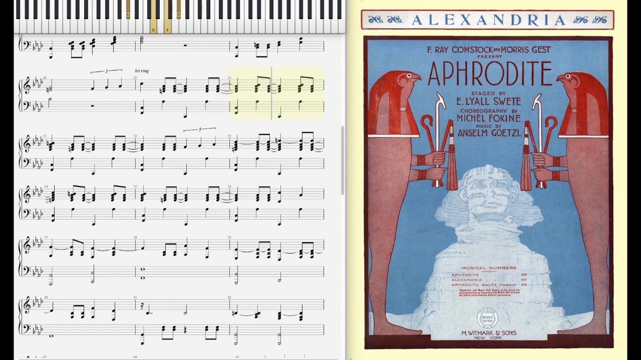 Alexandria - Anselm Goetzl (1919, Oriental Fox Trot)