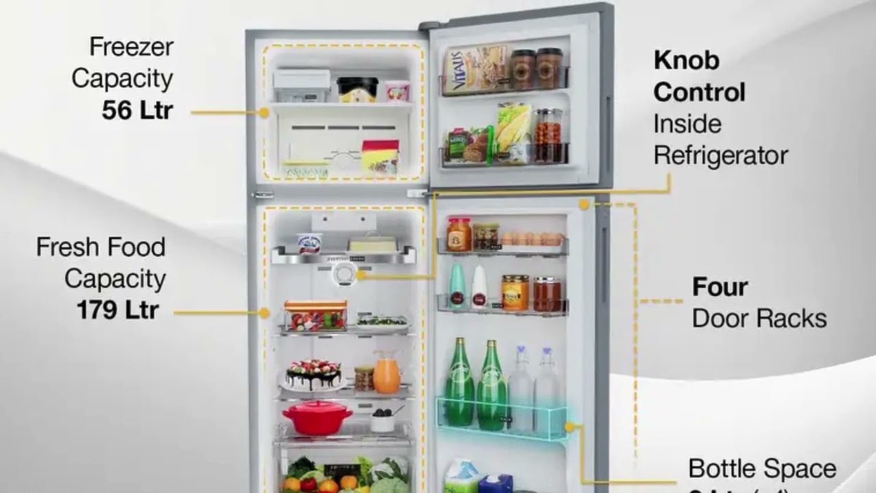 Whirlpool 235 L Double Door Refrigerator 