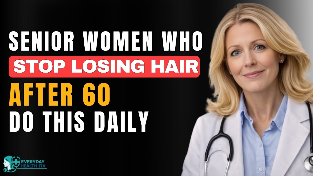 “Stop Losing Hair & Confidence After 60 — Do This Daily! 💇‍♀️✨” | SENIOR TIPS