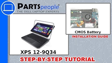 Dell XPS 12-9Q34 (P20S002) CMOS Battery How-To Video Tutorial