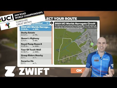 วีดีโอ: Zwift เปิดตัวหลักสูตร Yorkshire World Championships