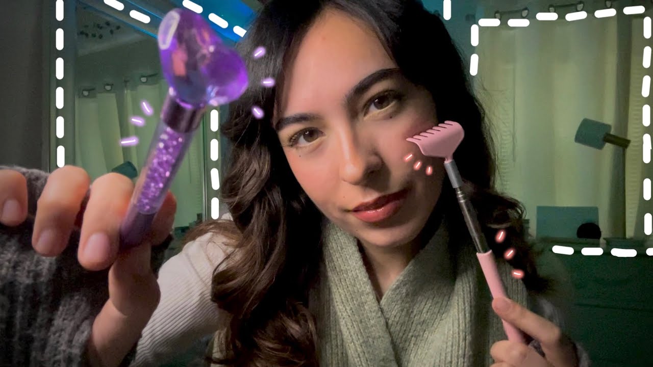 The only TRACING video you’ll need.🖤 ASMR (tracing you, background, screen, myself and objects)