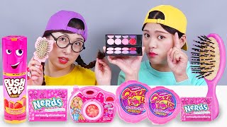 ของหวานสีชมพู ลิปสติกหวีช็อคโกแลต DONA Mukbang