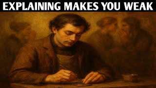 Why Over-Explaining Makes You Weak | Stoic Psychology of Silent Power