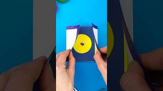 Paper Craft Surprise with Anxiety by Inside Out Movie from Pixar ✂️#insideout2 #papercraft #anxiety