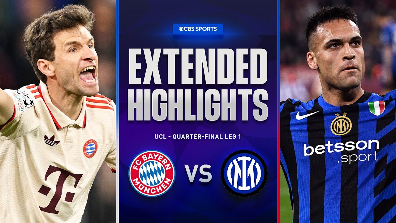 Bayern Munchen vs Inter Minal in the quarterfinals Leg 1!