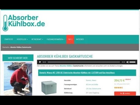 Absorber Kühlbox Gaskartusche  Die besten 🥇 2024 ✓ NEU ✓