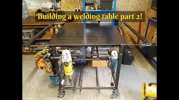 Building a welding table part 2
