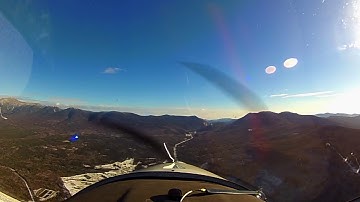 low level mountain pass flying