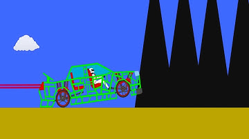 Phun Algodoo Ultimate Car Destruction #9