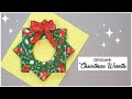 Origami Christmas Wreath Tutorial