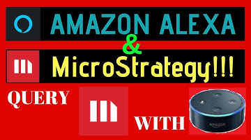 Power MicroStrategy with Alexa!