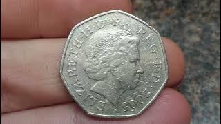 UK 2005 50 PENCE COIN FIND! CHECK YOUR CHANGE #1482