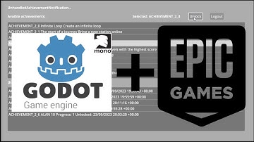 Implementing EPIC Achievements in Godot mono (C#): free open-source project and tutorial.