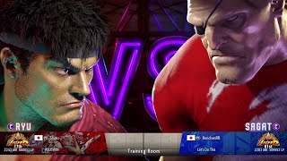 LegendBattle Ryu(17th) vs Sagat(61st) - BattleFrame