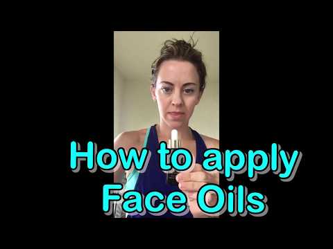 Video: Oliën op je gezicht gebruiken: 9 stappen (met afbeeldingen)