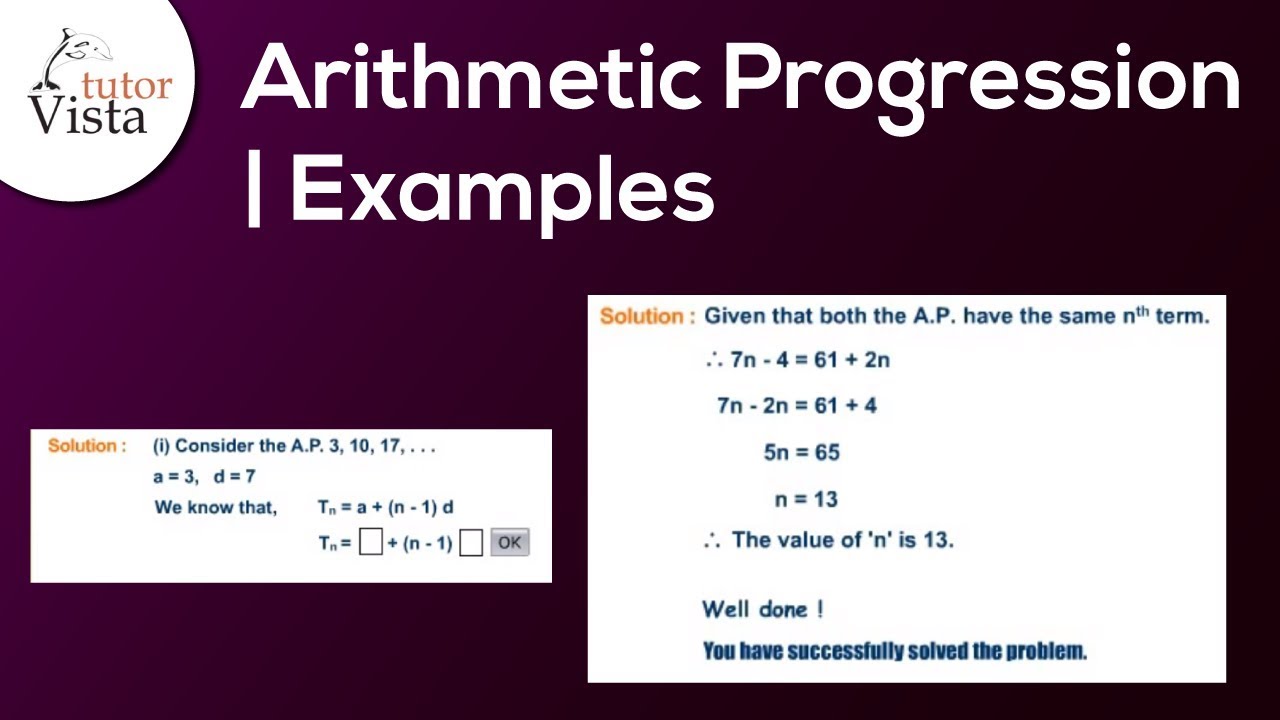 Arithmetic Progression Examples