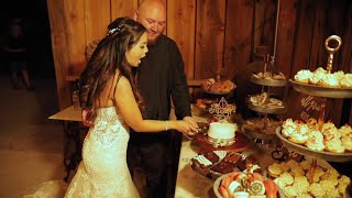 Fiercest Wedding Cake Cutting!! With Smiles and Frosting! | The Ranch at Stoney Creek