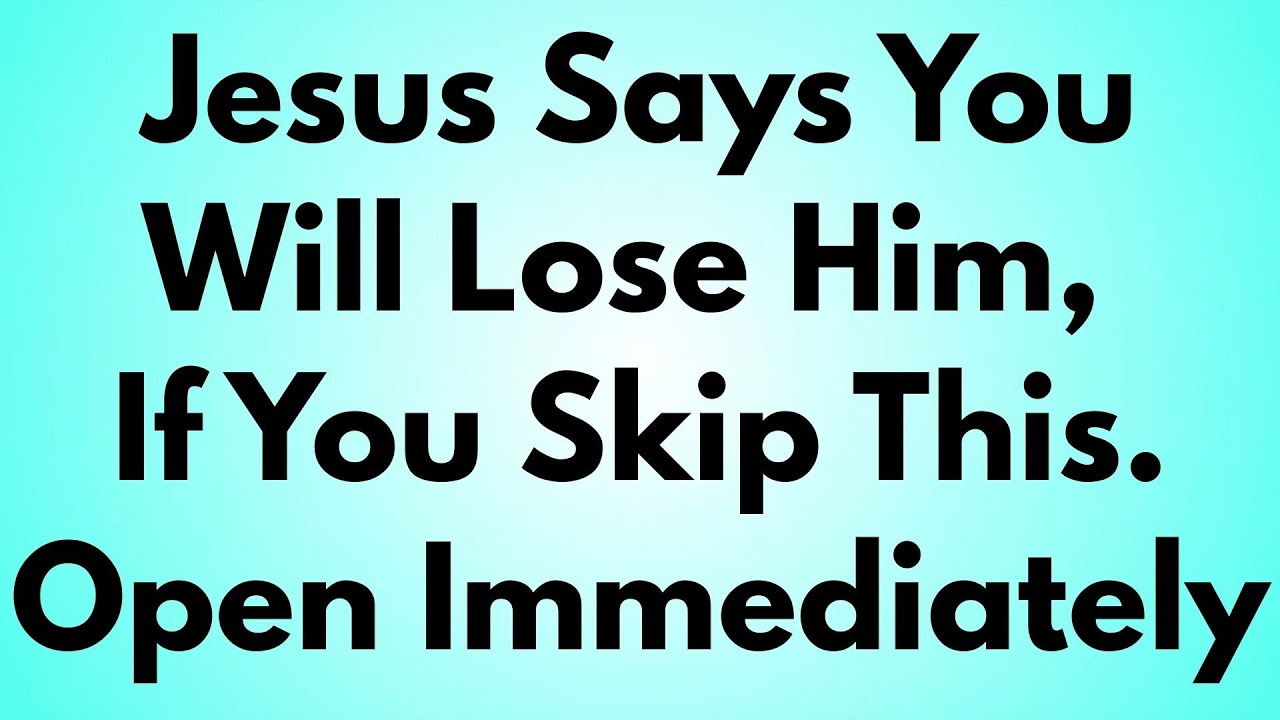 🔴 ONLY 10 SECONDS LEFT — ARCHANGEL MICHAEL AND JESUS SAY: TODAY, YOU WILL LOSE BOTH OF US IF YOU…