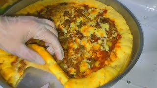 بيتزا بعجينتى السحريه -كيفية صنع اعداد تحضير عجينة البيتزا