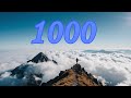 Reaching 1000 subscribers