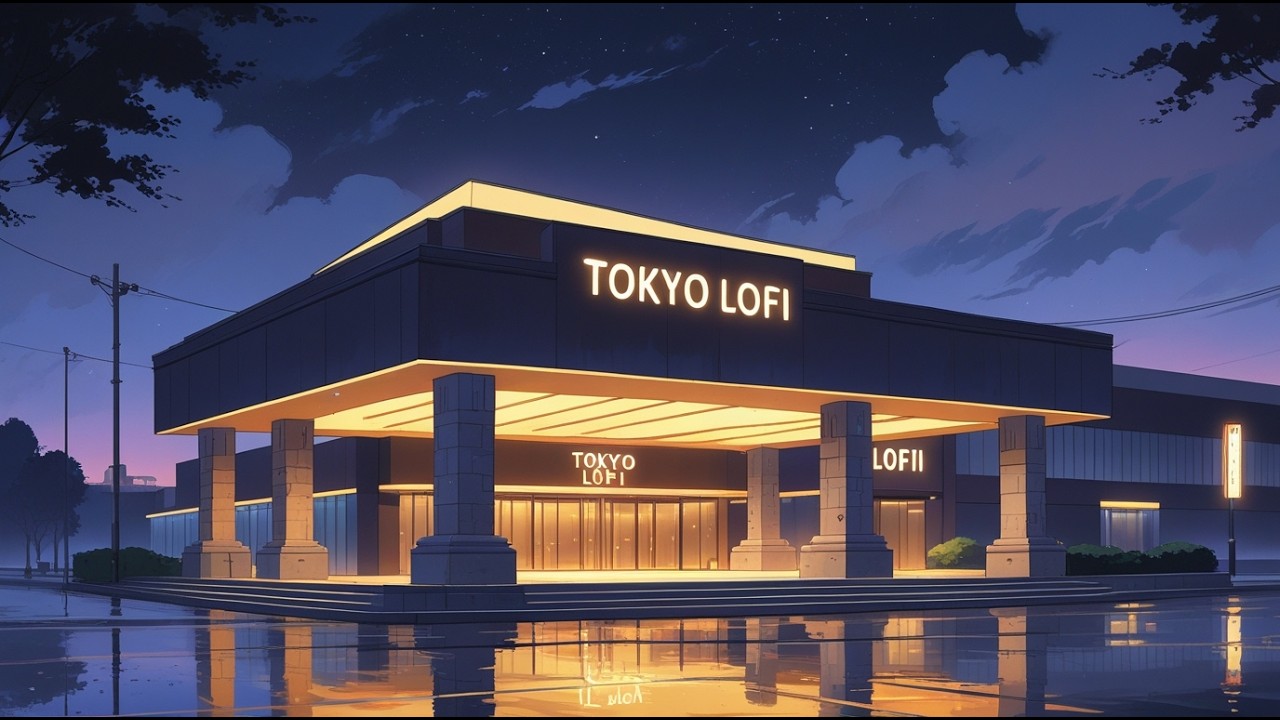 Anxiety Relief Tokyo Rain Lofi 🌙 | Calm Beats for Better Sleep