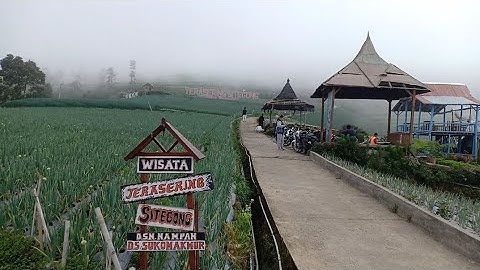 Ke indahan Wisata Terasering Sitegong, Sukomakmur, Magelang