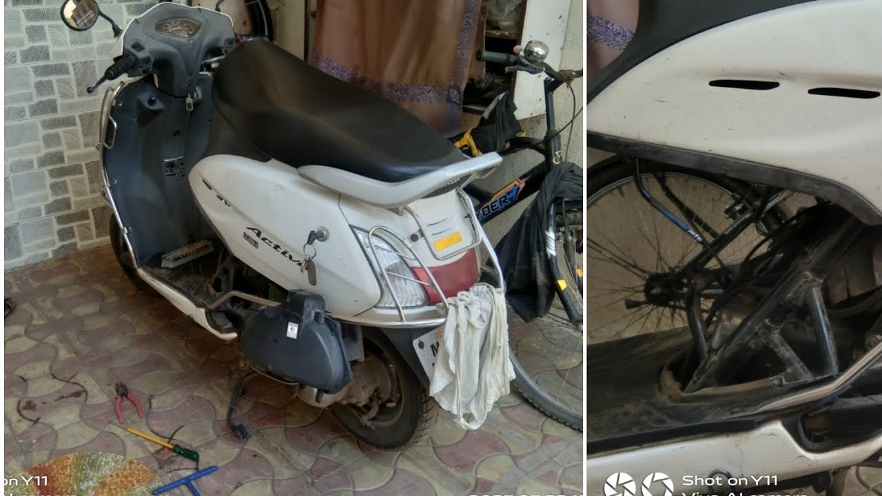 Activa ka air filter kaise clean kare 💎 how to service Activa filter 😈