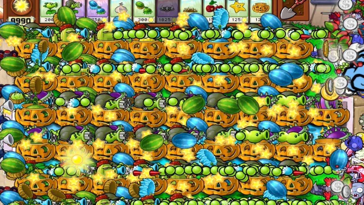 Plants vs Zombies Hack - All Pea PvZ vs Gargantuar vs Dr Zomboss Part 6 ...