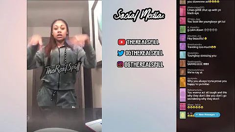 NBA YOUNGBOY'S GIRLFRIEND JANIA DELETES PERISCOPE!! NO MORE LIVES??(LAST LIVE OF JANIA!!)