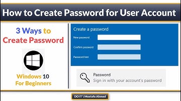 3 Ways to Create Password for Local User Account. Windows 10 for Beginners