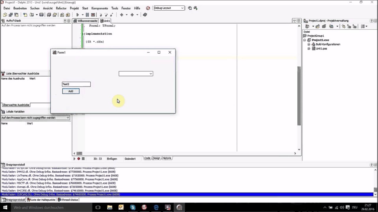 [3] Delphi Combobox and Memo YouTube