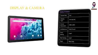 Vortex BTAB10 Tablet User Manual and Specifications Overview