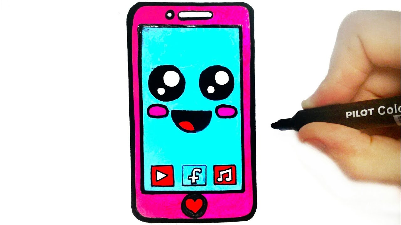 Draw And Color A Smartphone For Children  YouTube