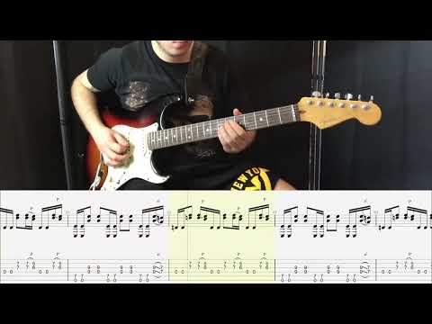 Billy Idol - Eyes Without A Face GUITAR COVER + PLAY ALONG TAB + SCORE