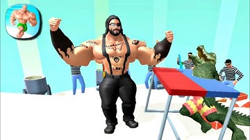 Muscle Rush : All Levels Gameplay Walkthrough Android , iOS NEW UPDATE #24