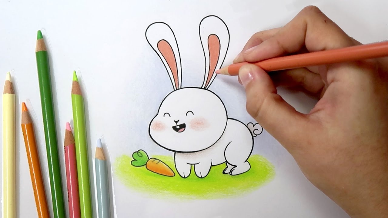 Qualquer pessoa pode desenhar coelhinhos: Tutorial de desenho