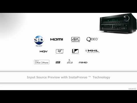 ONKYO TX-NR1010 Preview (THX, HQV, ISF, MHL 3D InstaPrevue Cloud Streaming Spotify 4K AVR).mov